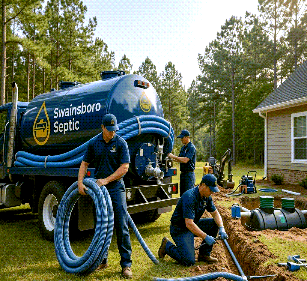 Swainsboro Septic crew providing local septic service in Emanuel County